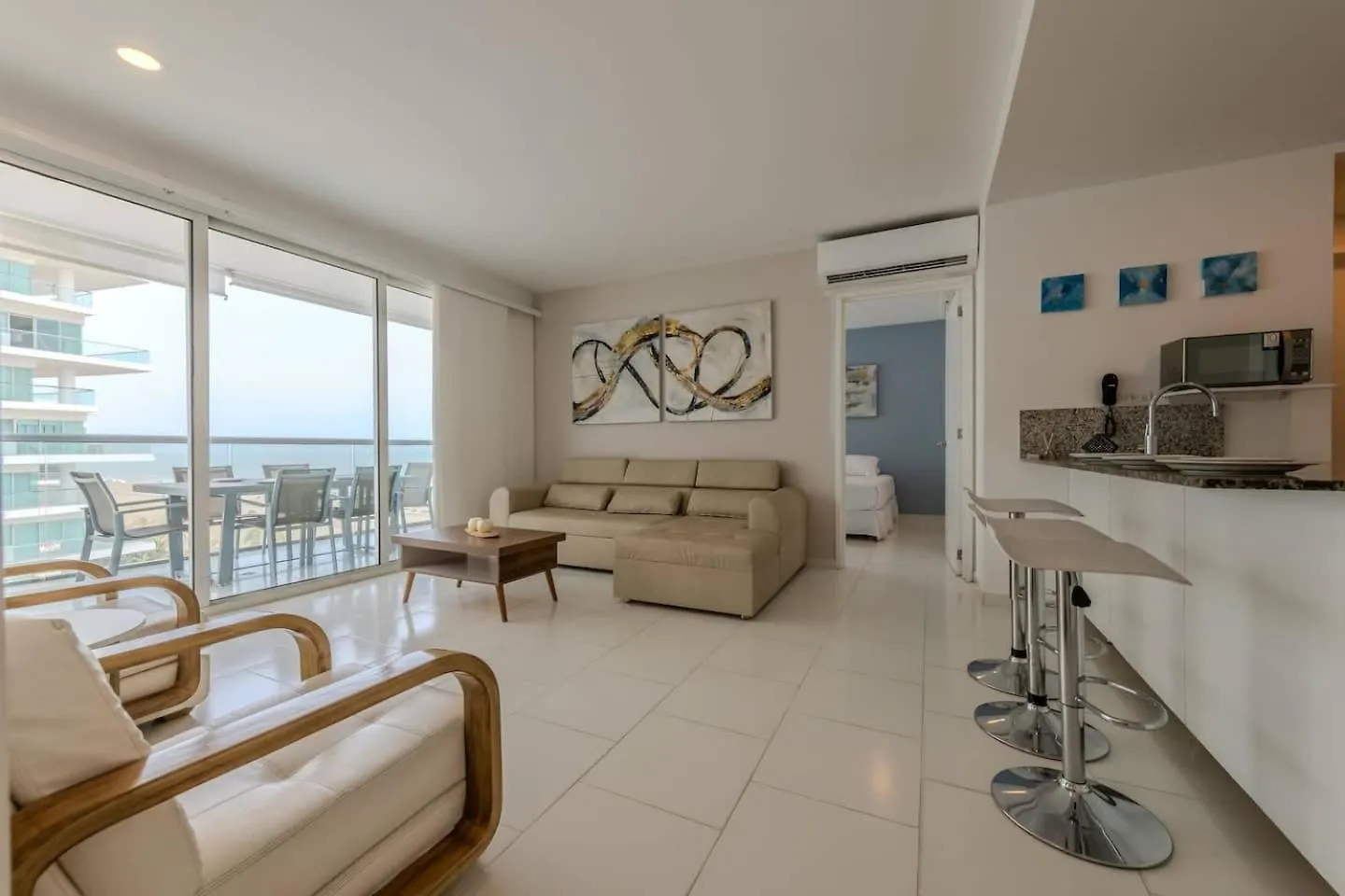 Spectacular - Ocean View - Beautiful Pools Apartment Cartagena