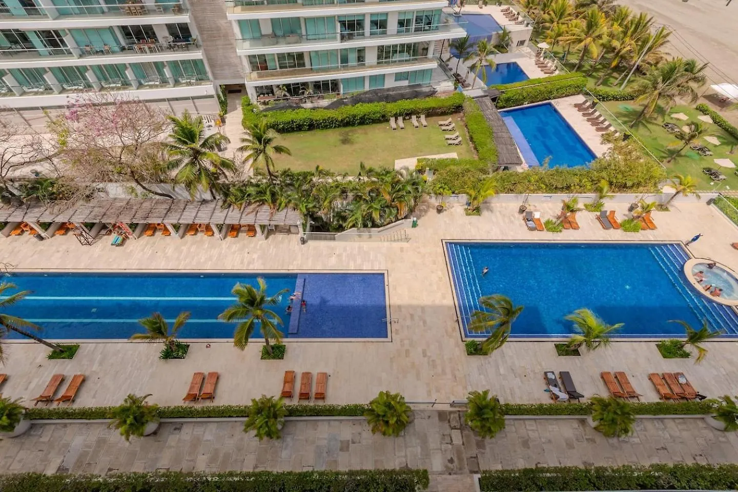Spectacular - Ocean View - Beautiful Pools Appartement Cartagena