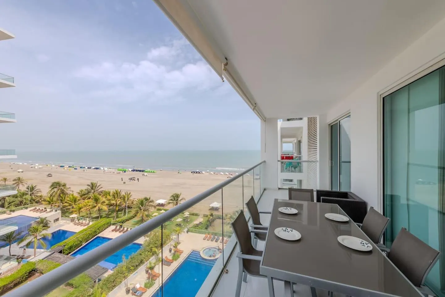 Spectacular - Ocean View - Beautiful Pools Appartement Cartagena
